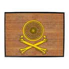 Rltw Wheel Crossbones - Funny Novelty Doormat