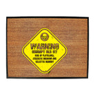Warning Grumpy Old Git - Funny Novelty Doormat