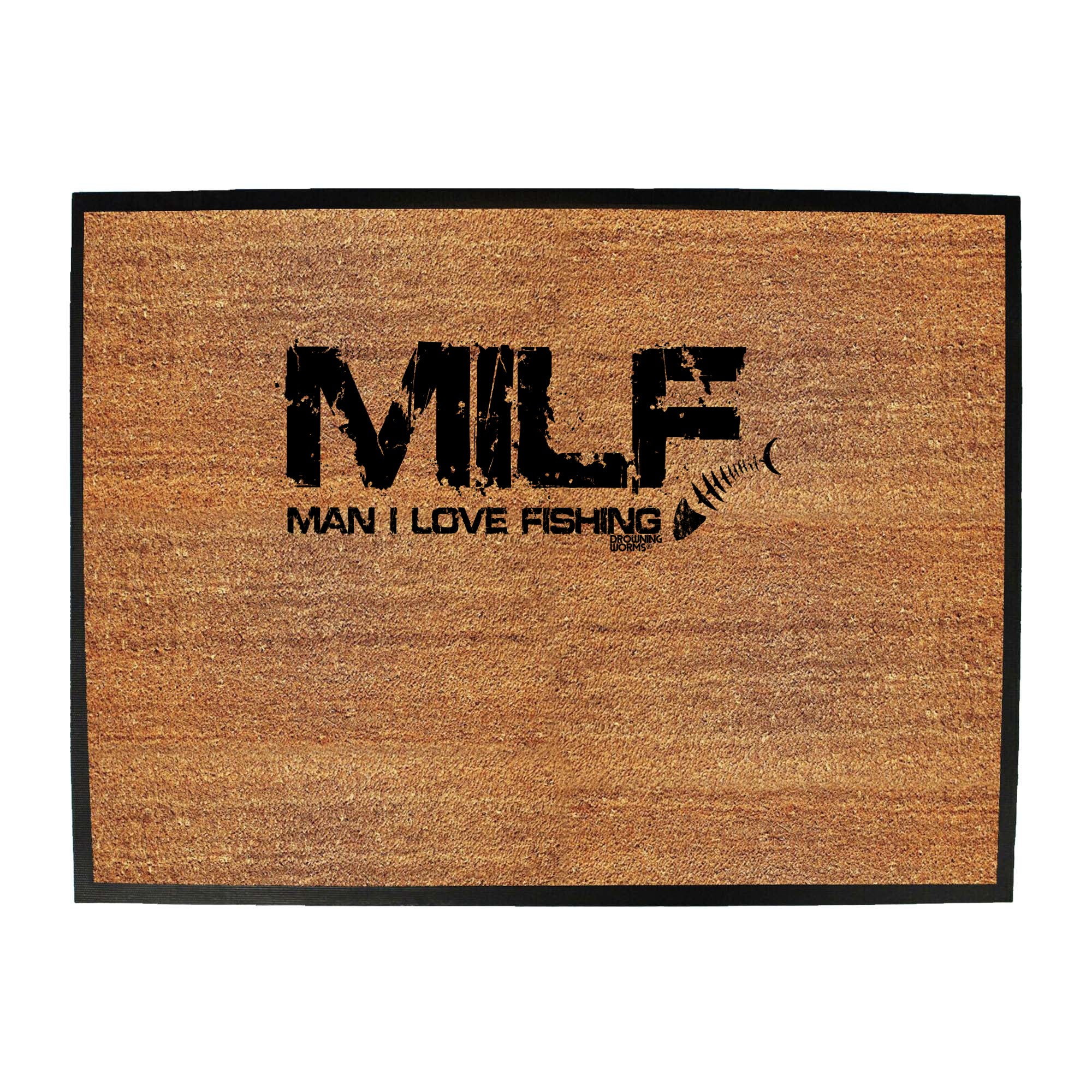 Dw Milf Man I Love Fishing - Funny Novelty Doormat