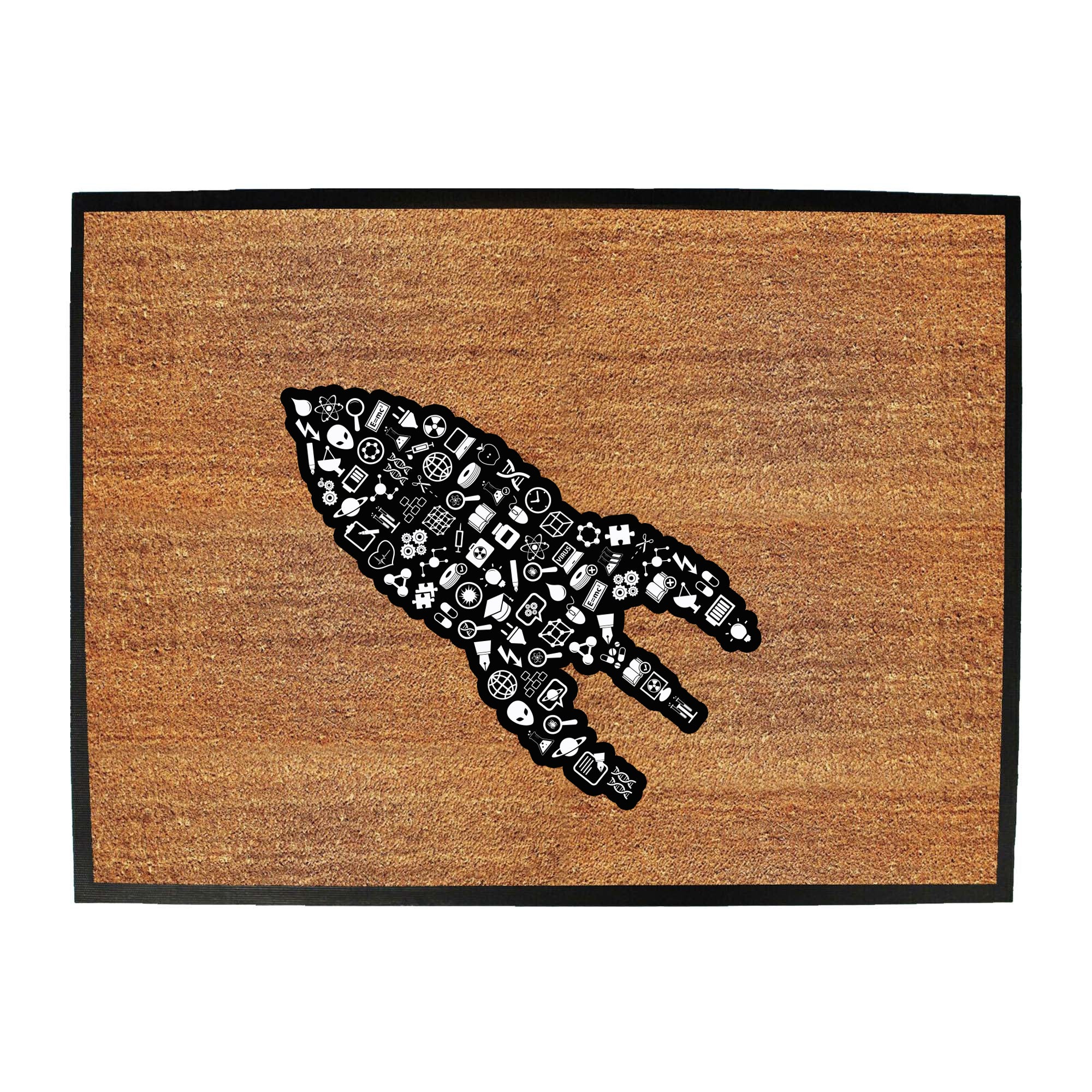 Rocket Ship Science - Funny Novelty Doormat