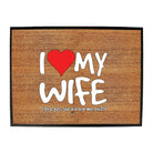 Love My Wife And Yes - Funny Novelty Doormat