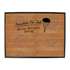 Parachute For Sale Worn Once - Funny Novelty Doormat