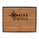 Marine Because Badass Official Job Title - Funny Novelty Doormat