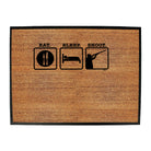 Eat Sleep Shoot - Funny Novelty Doormat