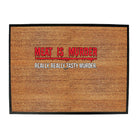 Meat Really Really Tasty - Funny Novelty Doormat