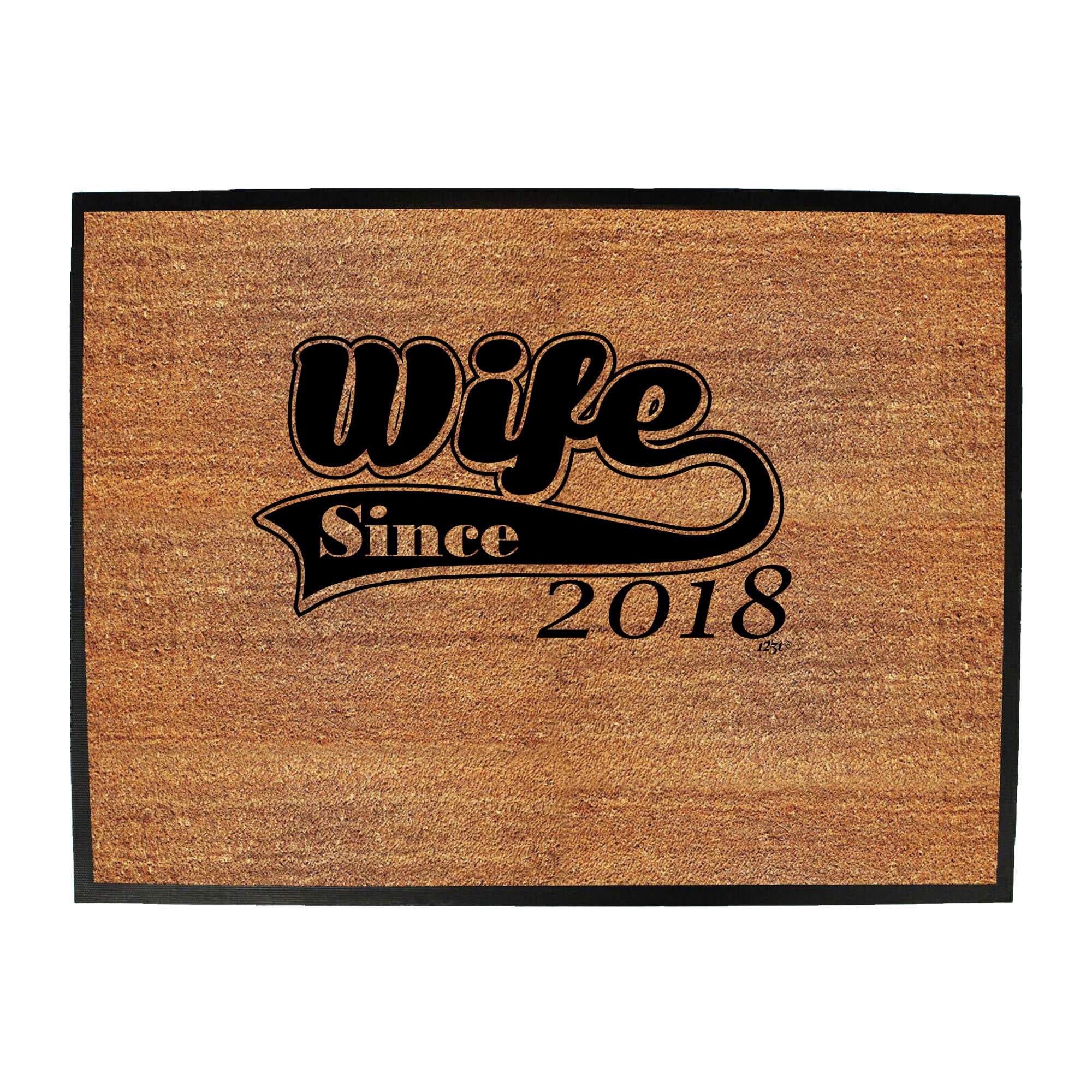 Wife Since 2018 - Funny Novelty Doormat