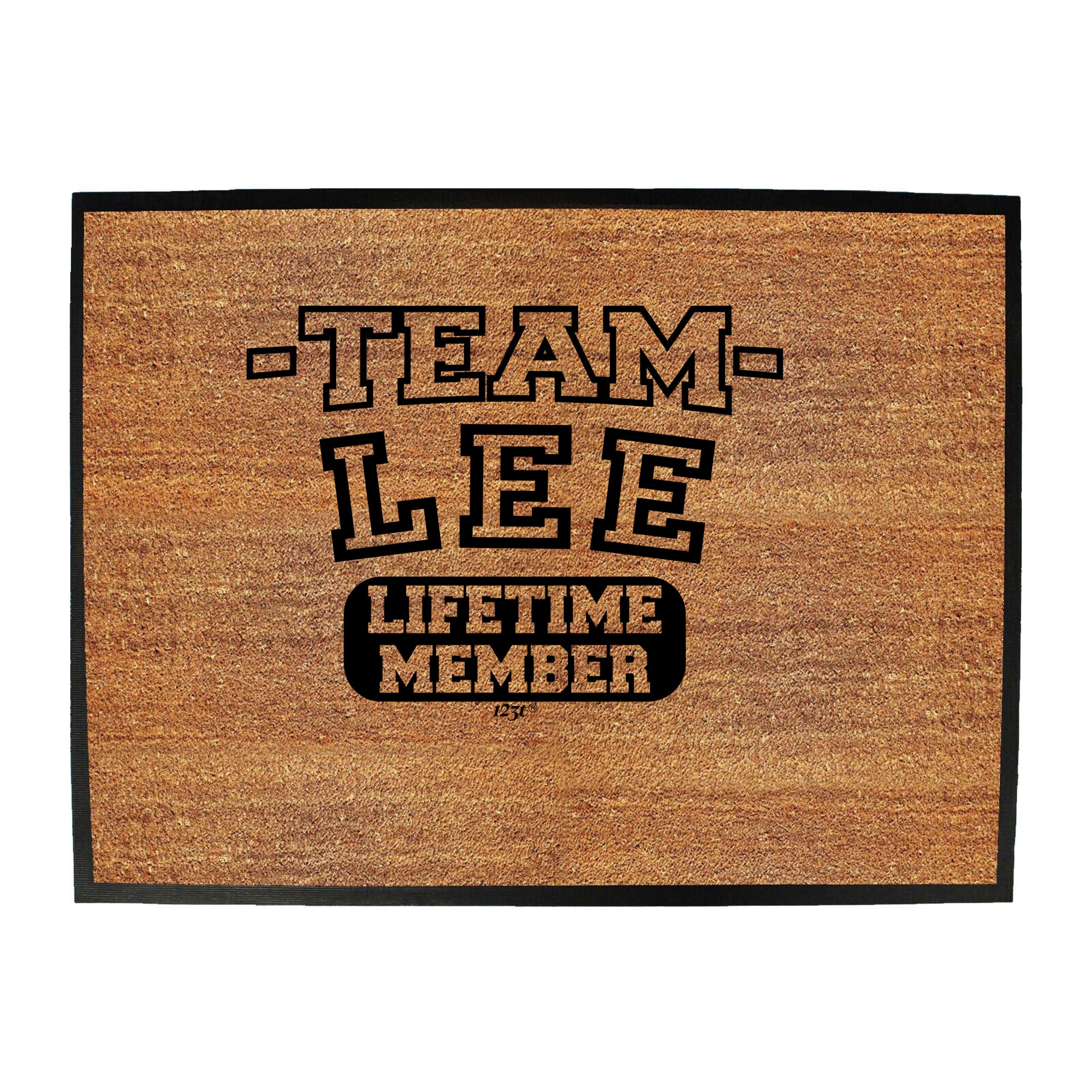 Lee V2 Team Lifetime Member - Funny Novelty Doormat