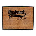 Husband Since 2018 - Funny Novelty Doormat