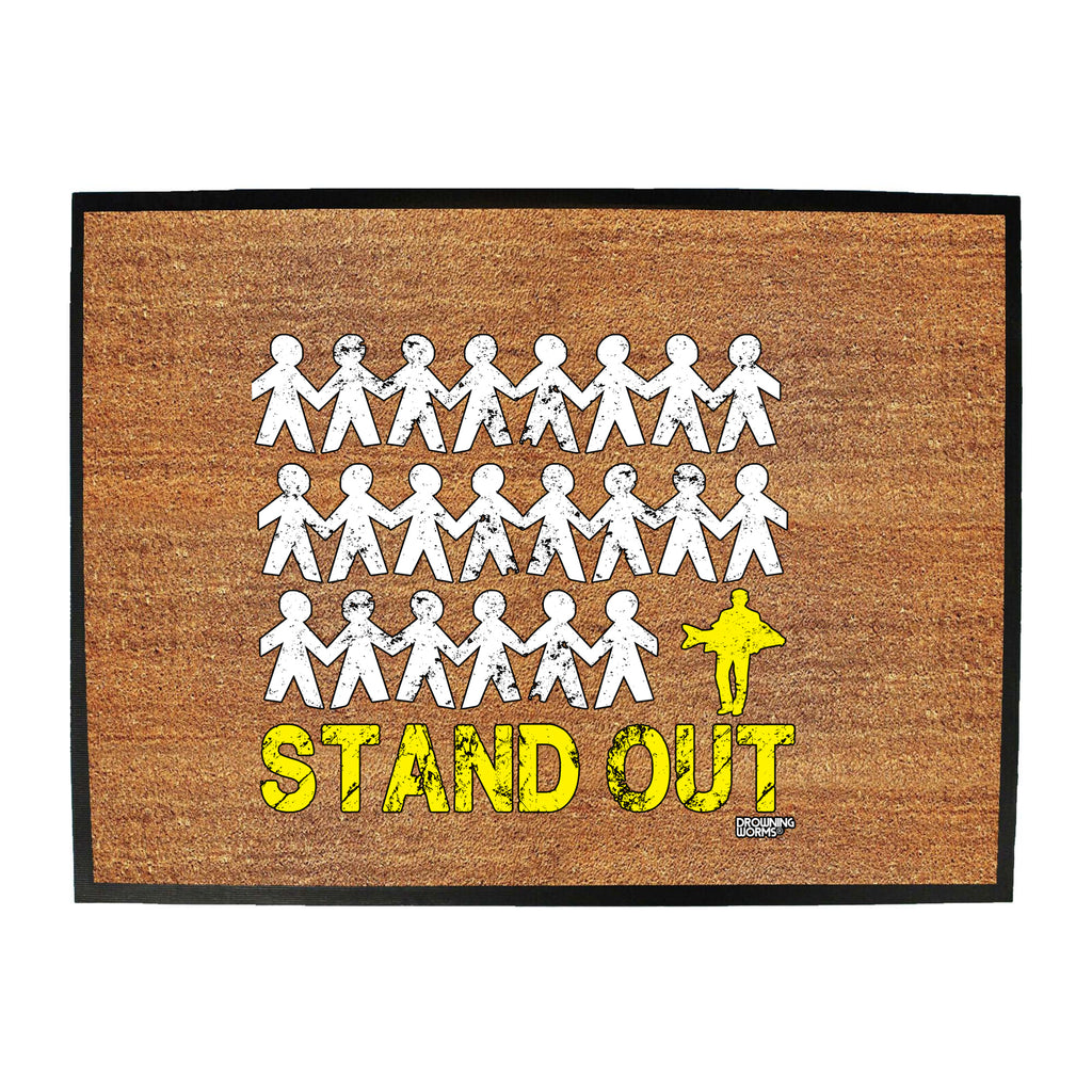 Dw Stand Out Carp Fish - Funny Novelty Doormat