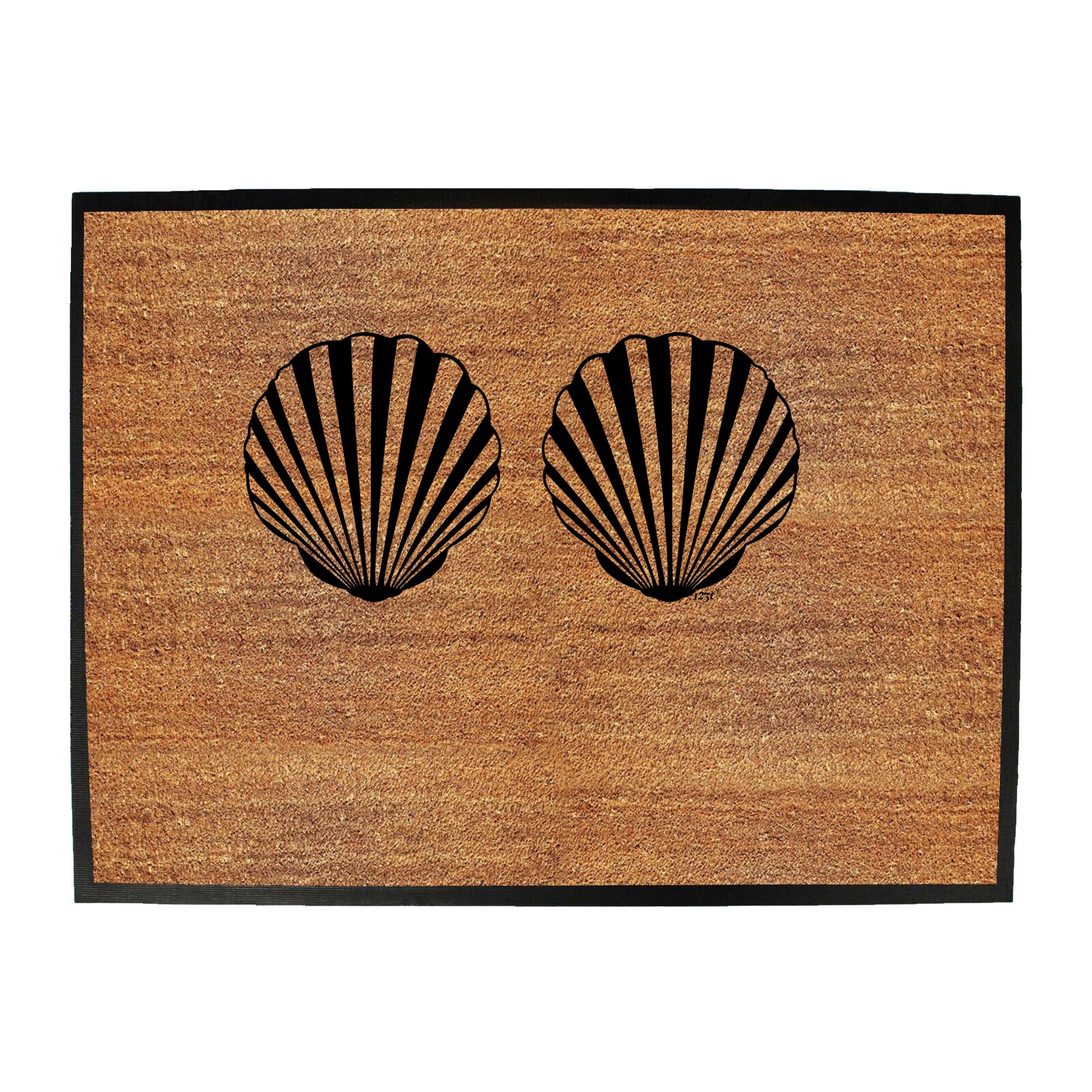 Shell Bra B  Bs - Funny Novelty Doormat