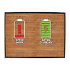 Aa After Work After Climbing - Funny Novelty Doormat