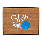 Slave To Guitar Music - Funny Novelty Doormat