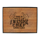This Is What Awesome Chef - Funny Novelty Doormat