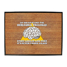 My Brain Is Like The Bermuda Triangle - Funny Novelty Doormat