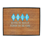 Oob Defying The Rules Of Fashion - Funny Novelty Doormat