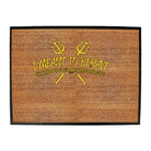 Meant To Behave But There Were So Many Other Options - Funny Novelty Doormat