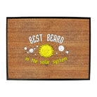 Best Beard Solar System - Funny Novelty Doormat