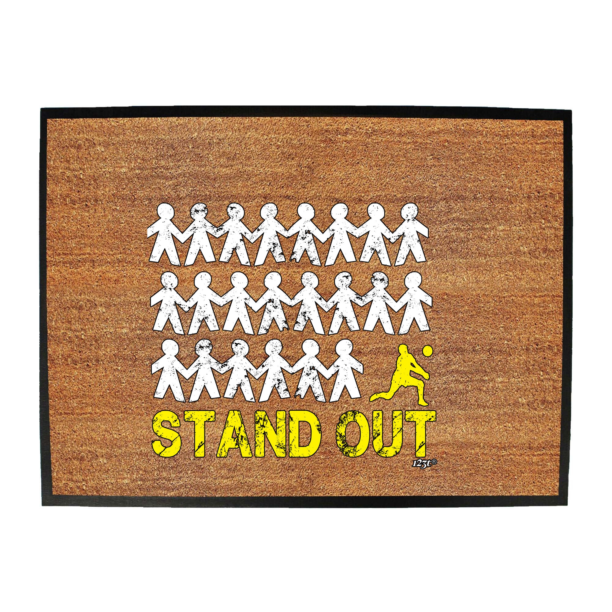 Stand Out Volleyball - Funny Novelty Doormat