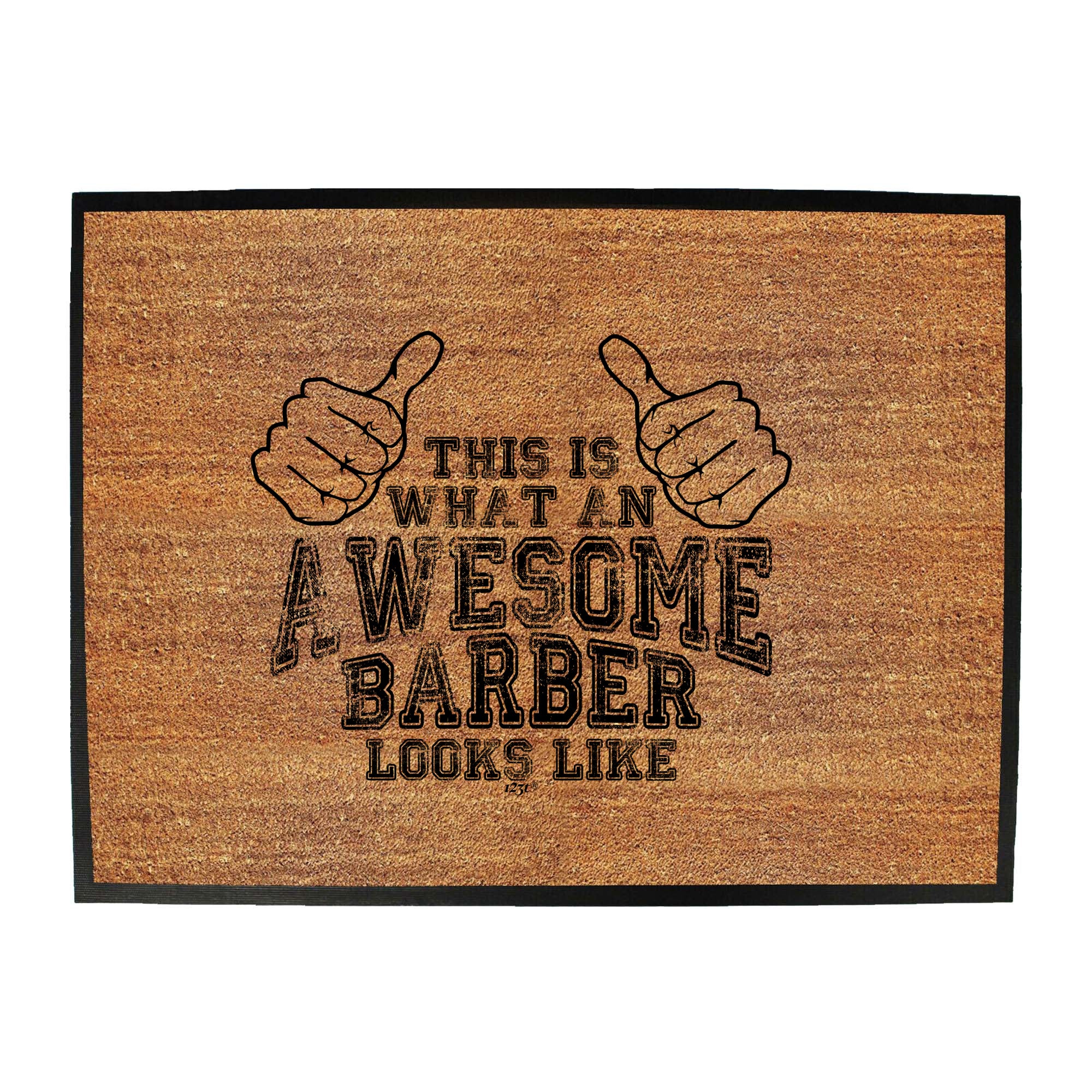 This Is What Awesome Barber - Funny Novelty Doormat