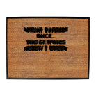 Went Outside Once Graphics Werent Great - Funny Novelty Doormat
