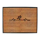 Pb Running Pulse - Funny Novelty Doormat