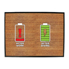 Ow After Diving - Funny Novelty Doormat