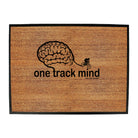 Rltw One Track Mind Bike - Funny Novelty Doormat