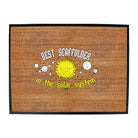 Best Scaffolder Solar System - Funny Novelty Doormat