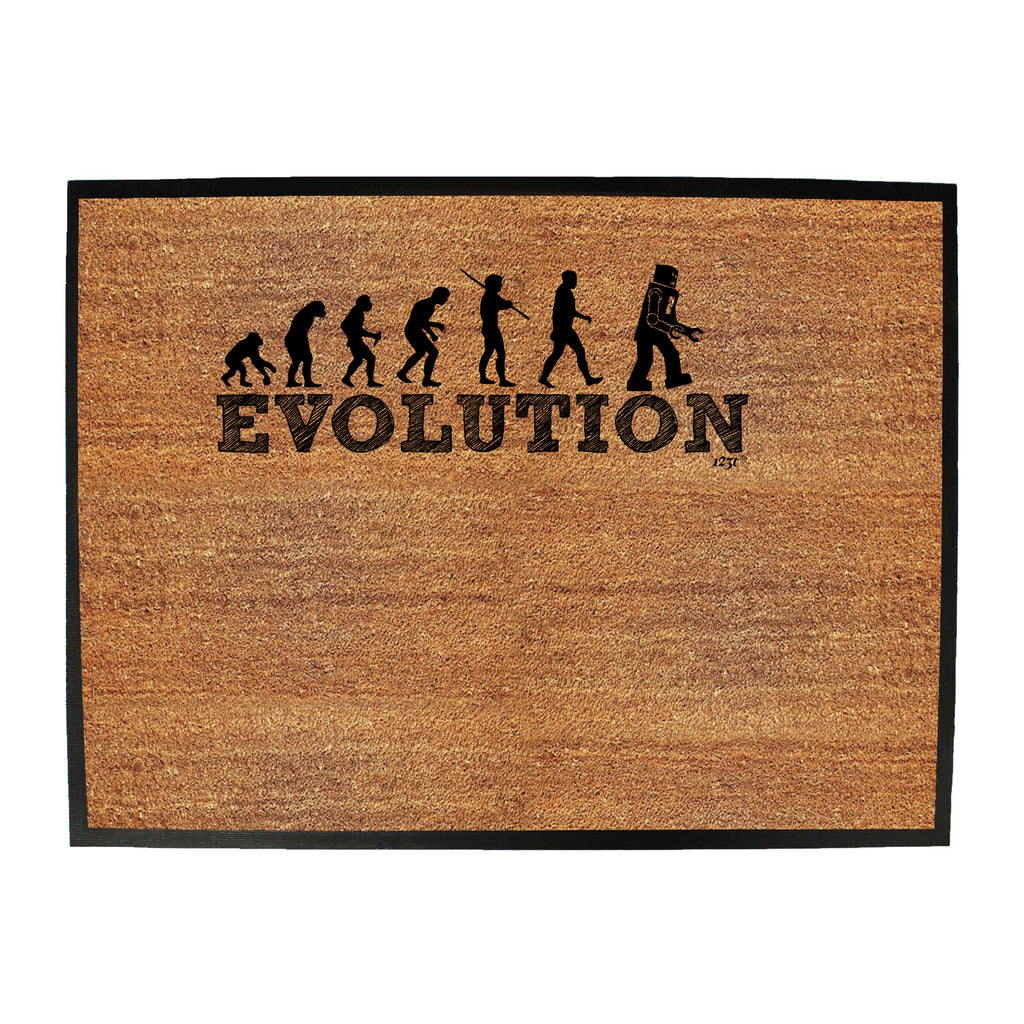 Evolution Robot - Funny Novelty Doormat
