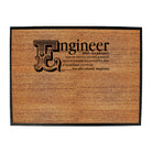 Engineer Noun - Funny Novelty Doormat