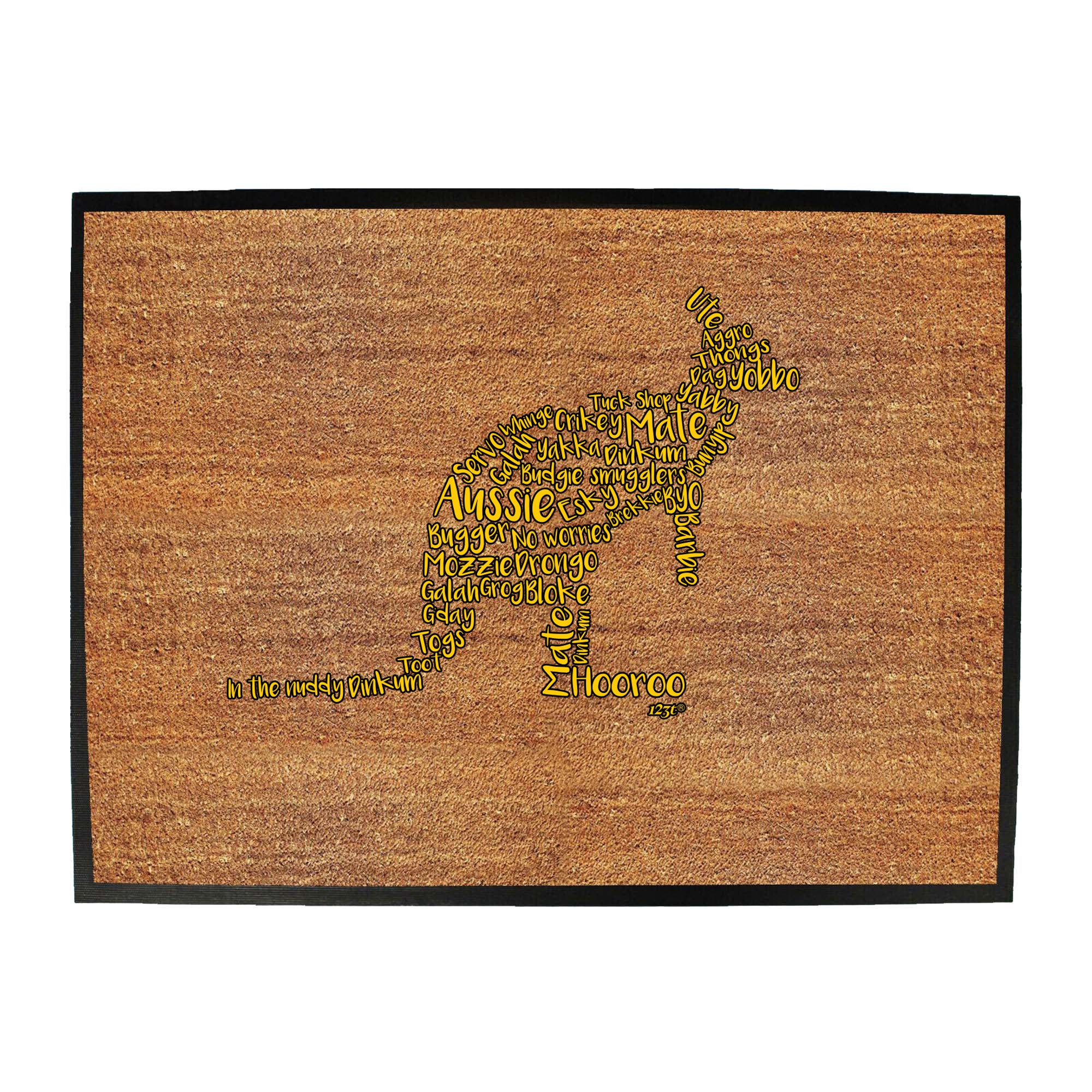 Kangaroo Slang - Funny Novelty Doormat