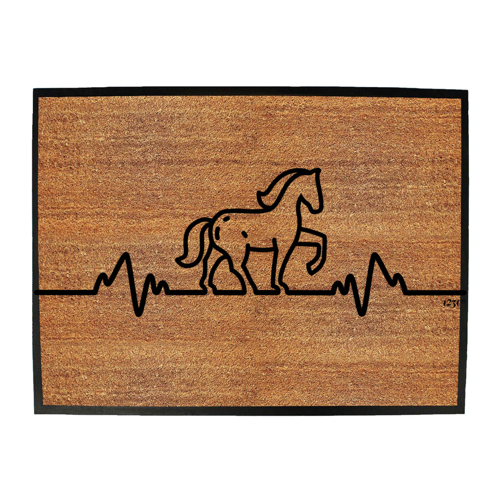 Horse Pulse - Funny Novelty Doormat
