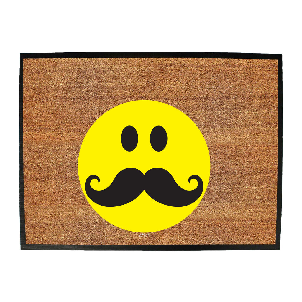 Moustache Smile - Funny Novelty Doormat