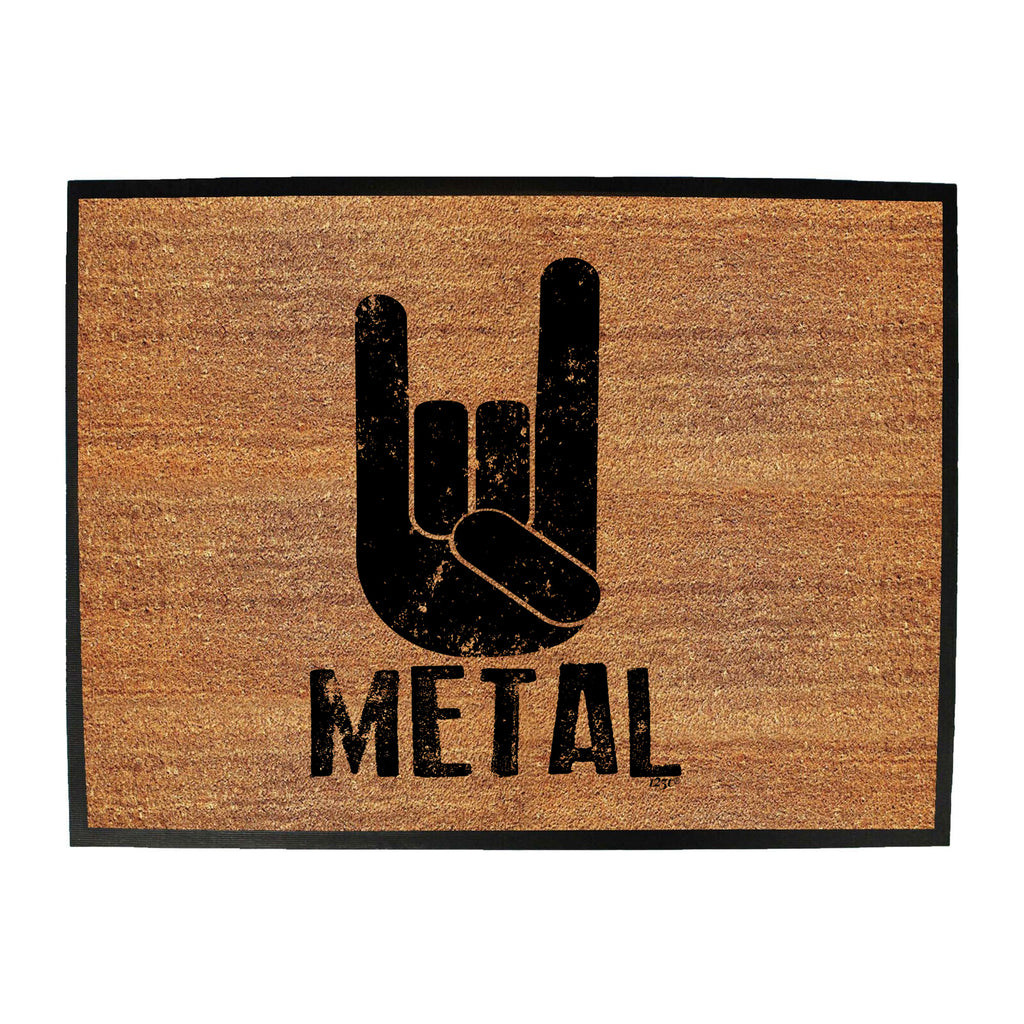 Metal Music - Funny Novelty Doormat