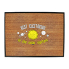 Best Electrician Solar System - Funny Novelty Doormat