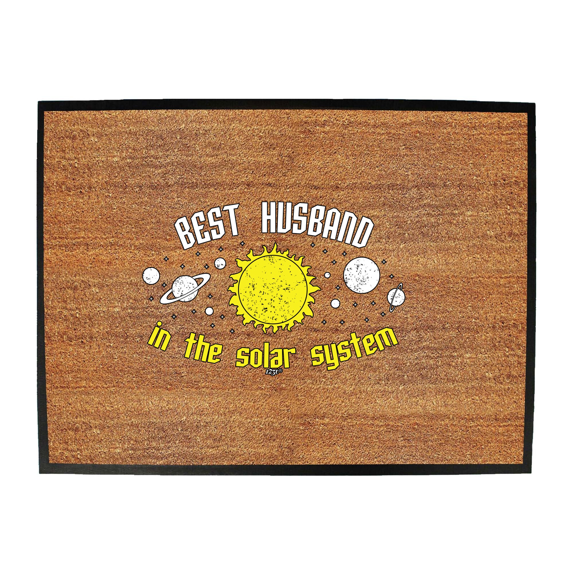 Best Husband Solar System - Funny Novelty Doormat