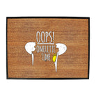 Oops Omelette Time - Funny Novelty Doormat