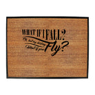 What If Fall Fly - Funny Novelty Doormat