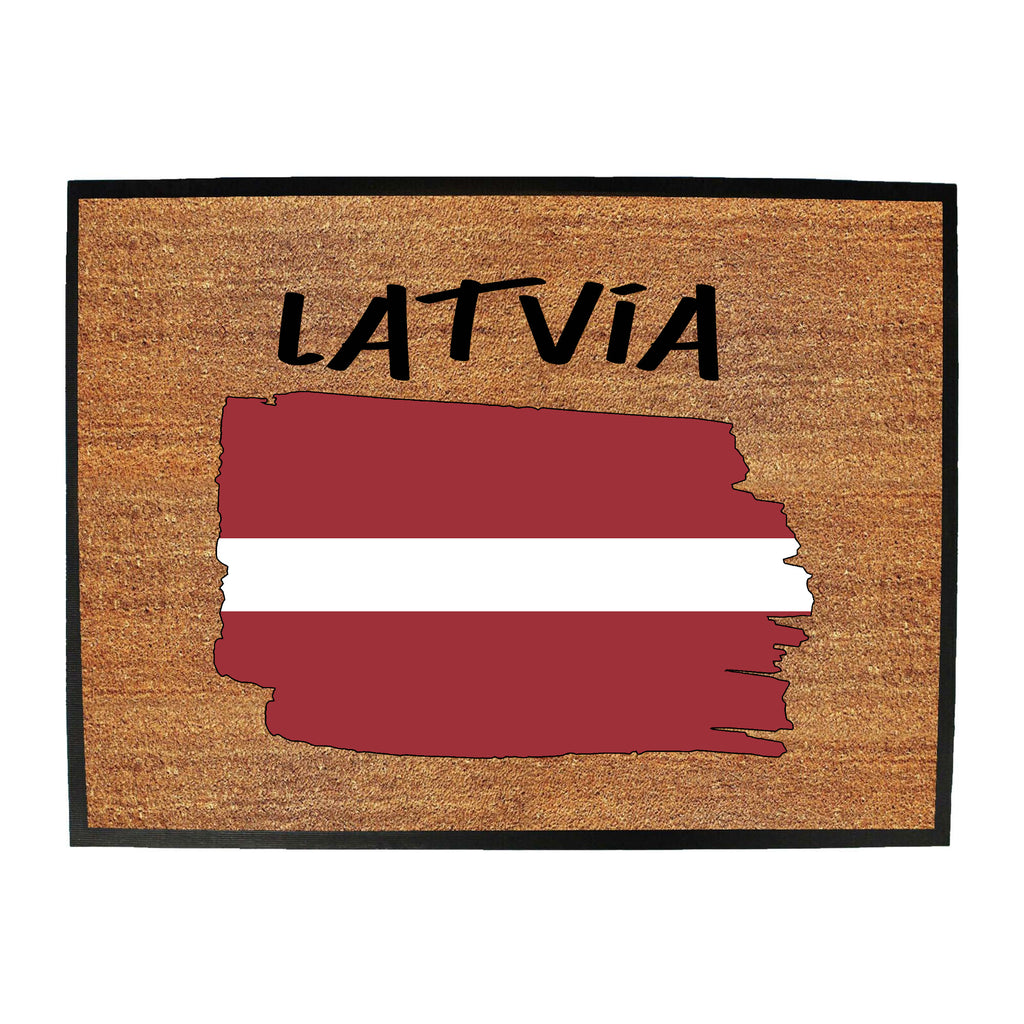 Latvia - Funny Novelty Doormat
