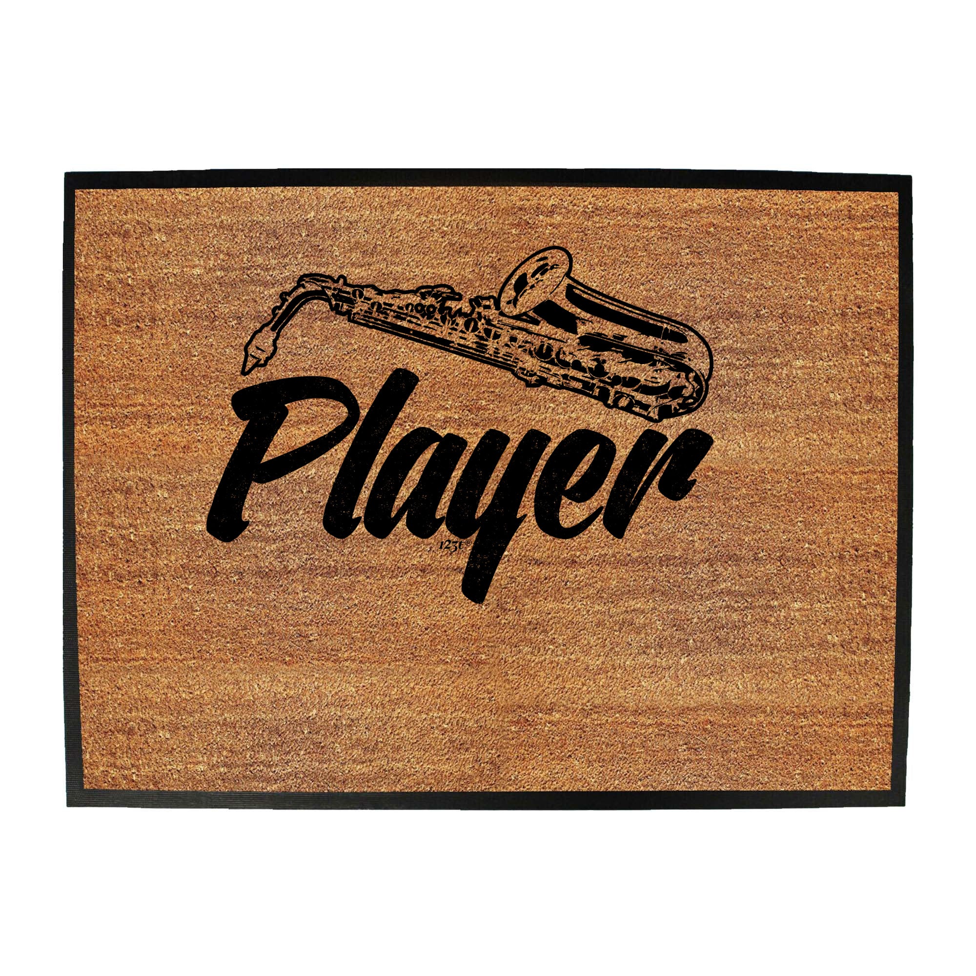 Saxophone Player Music - Funny Novelty Doormat