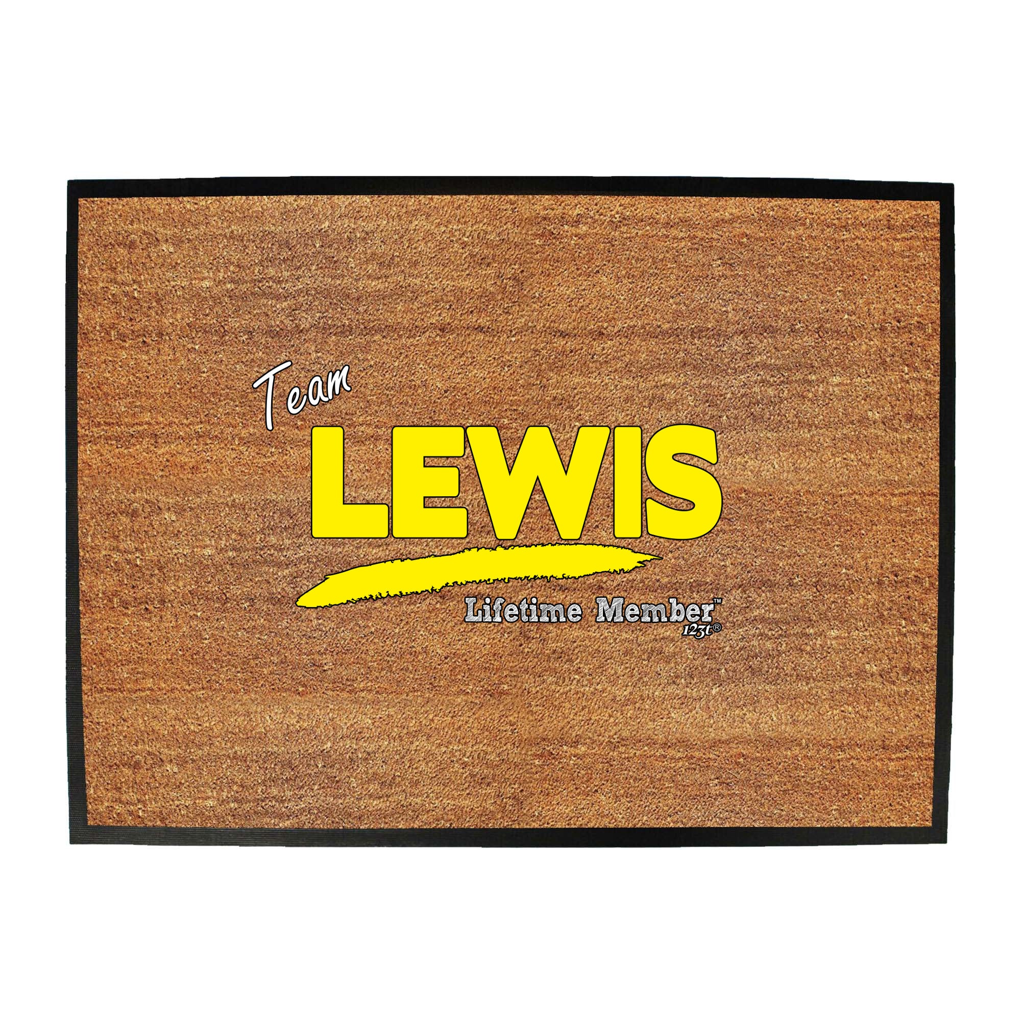 Lewis V1 Lifetime Member - Funny Novelty Doormat