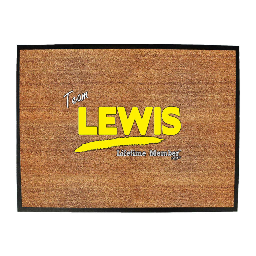 Lewis V1 Lifetime Member - Funny Novelty Doormat