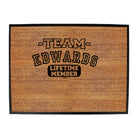 Edwards V2 Team Lifetime Member - Funny Novelty Doormat