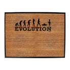 Evolution Ufo Alien - Funny Novelty Doormat