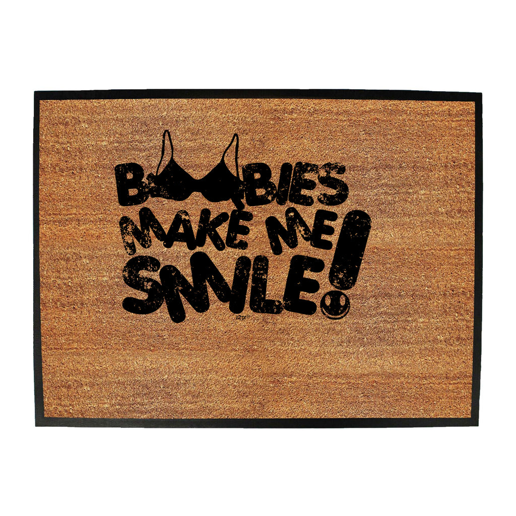 B  Bies Make Me Smile - Funny Novelty Doormat