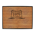 Established 1979 Aged To Perfection Birthday - Funny Novelty Doormat