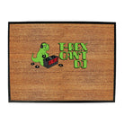 Trex Cant Dj Dinosaur - Funny Novelty Doormat