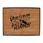 Vegetarian Old Indian Bad Hunter - Funny Novelty Doormat