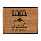 Dad Against Daughters Dating - Funny Novelty Doormat