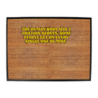 The Human Body Has 7 Trillion Nerves - Funny Novelty Doormat